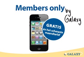 Galaxy: Gratis iPhone 4S én het scherpste maandtarief