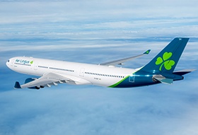 Vlieg met Aer Lingus via Dublin naar Noord Amerika, tot 25% korting