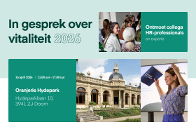 Event ‘In gesprek over vitaliteit’ op donderdag 16 april. Meld u nu aan met 10% korting!